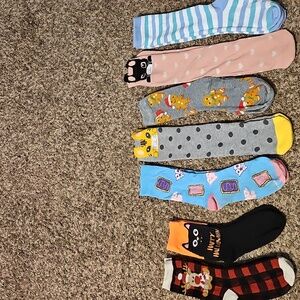 Kids Youth Lot Of Socks. New And Gently Used!!